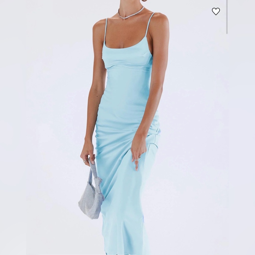PRINCESS POLLY - Ravia Maxi Dress Blue - Picture 2 of 10